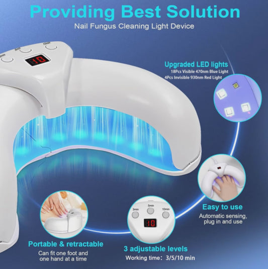 Fungal Nail Laser Device - Heal at Home!